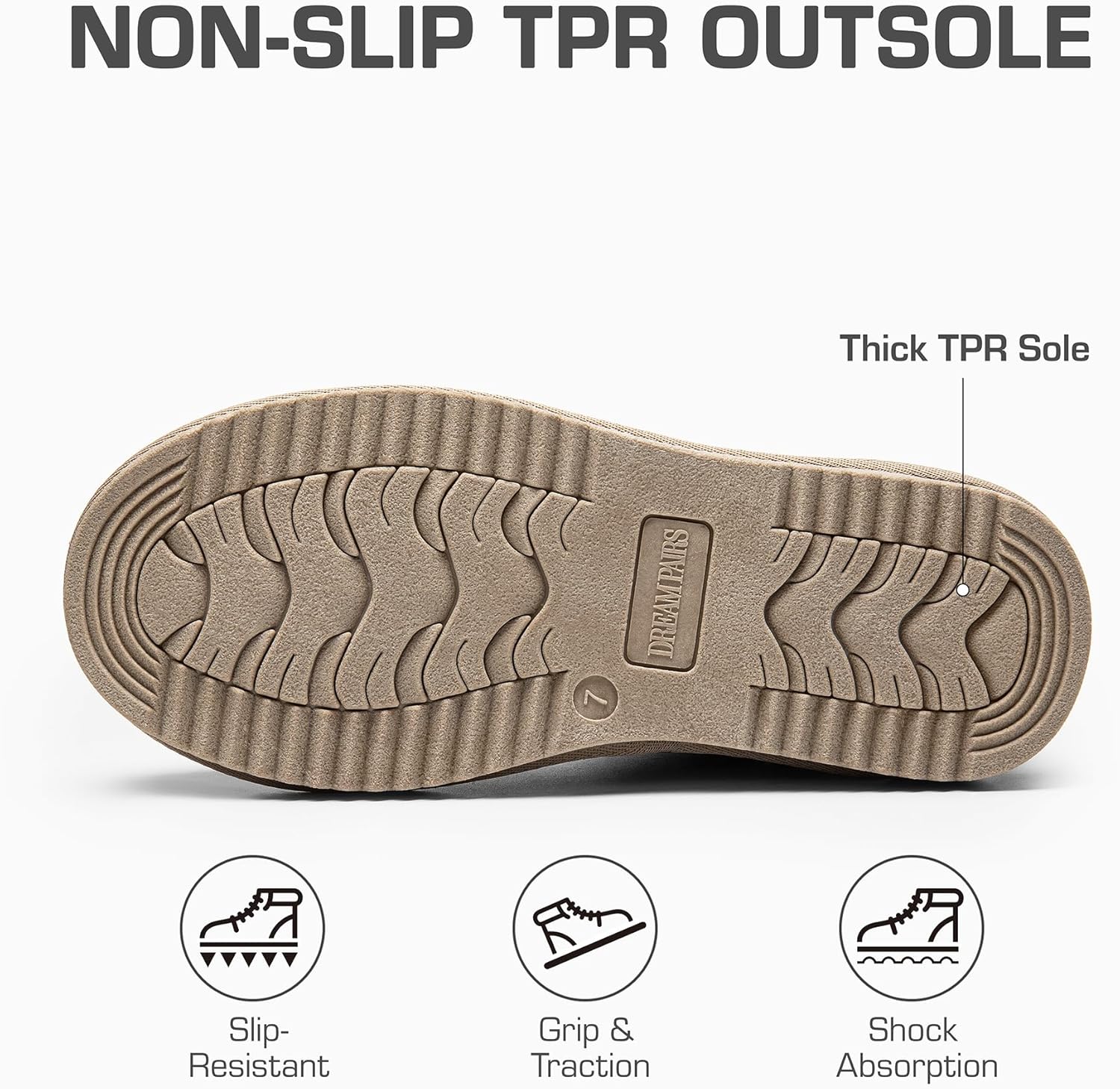 DREAM PAIRS Ankle Winter Mini Boots for Women Genuine Suede Faux Fur Lining Water Resistant Warm Snow Boots Slip On Memory Foam Comfort Booties FuzzyClassic - Image 4