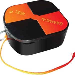 Gammon Reel 012B 12-ft (3.6m) Red Cord with Hi-Vis Target for Construction
